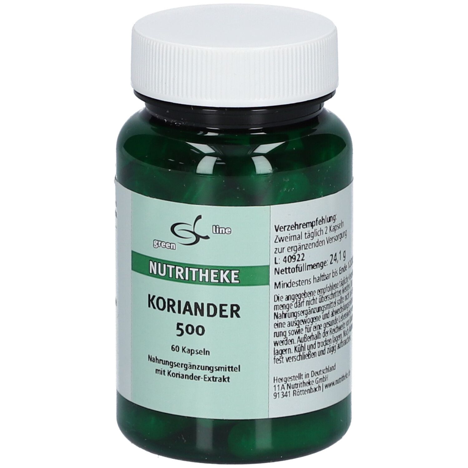 green line NUTRITHEKE Koriander 502