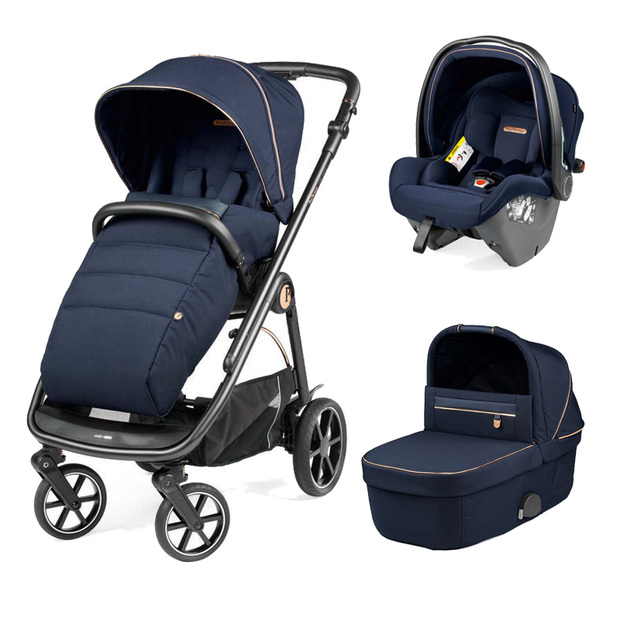 Poussette TRIO Veloce Viaggio SLK Pagoda Blue Shine - PEGPEREGO