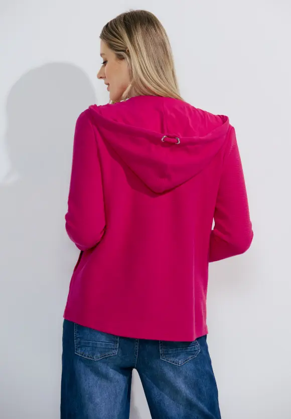 Kapuzen Sweatjacke - pink sorbet