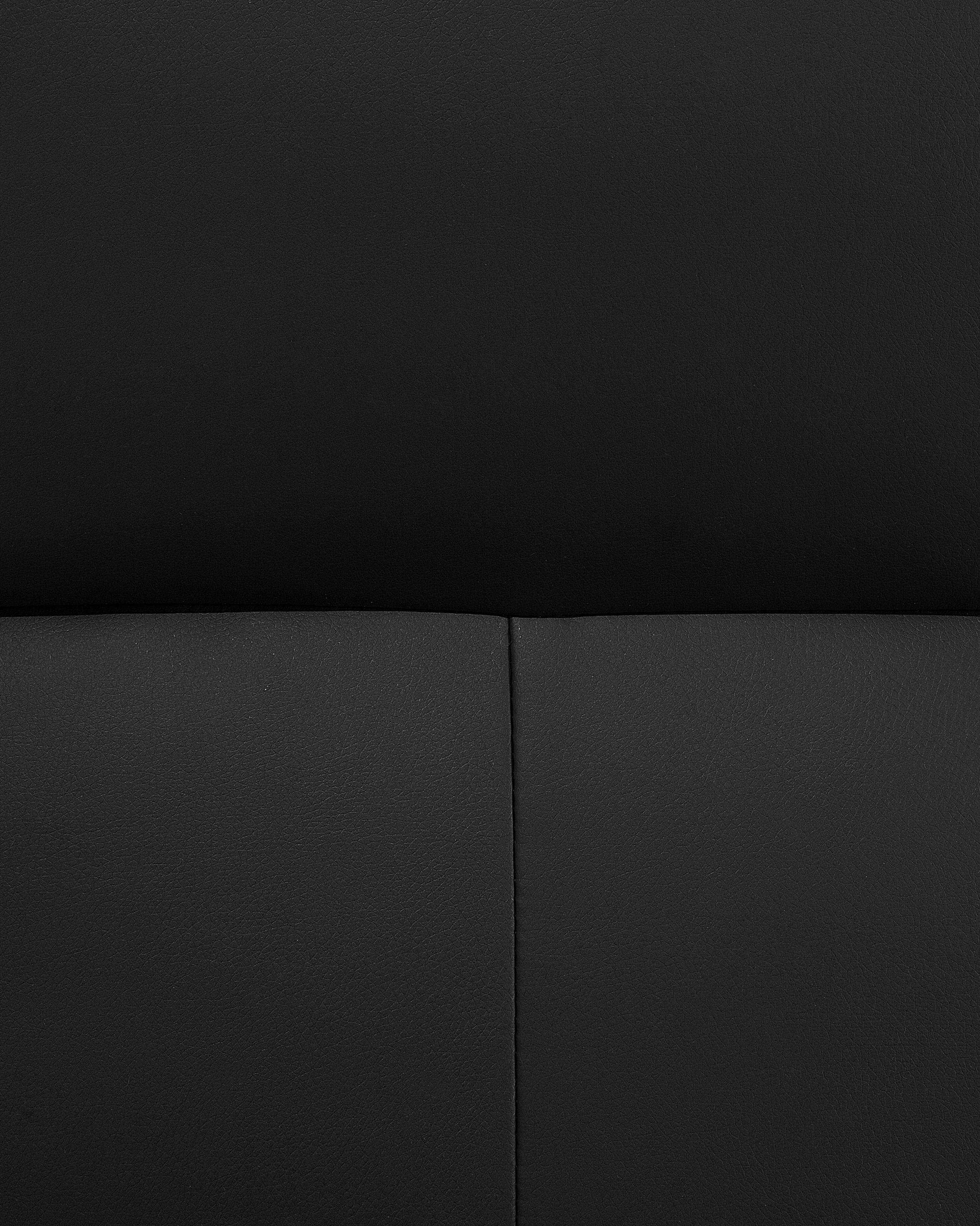 Relaxfauteuil PRIME inclusief voetensteun Kunstleer Zwart