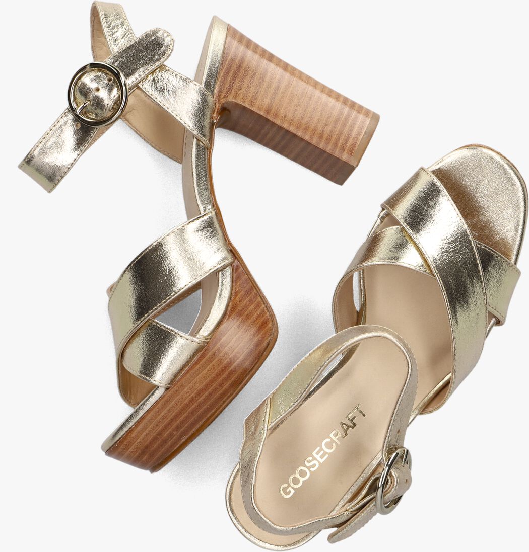 GOOSECRAFT gouden goosecraft sandalen malou 3