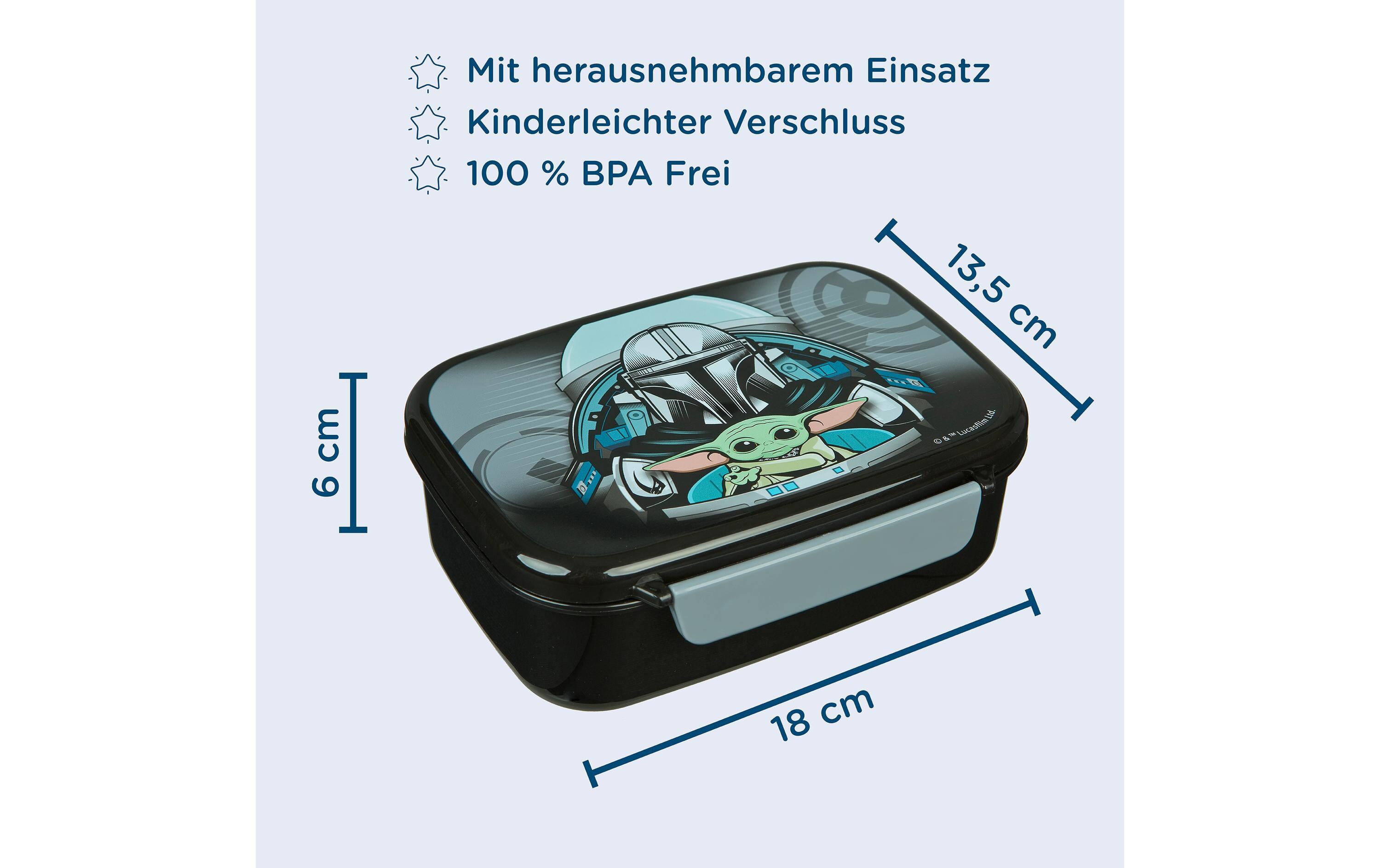 Lunchbox Star Wars Grau/SchwarzBrotzeitdose