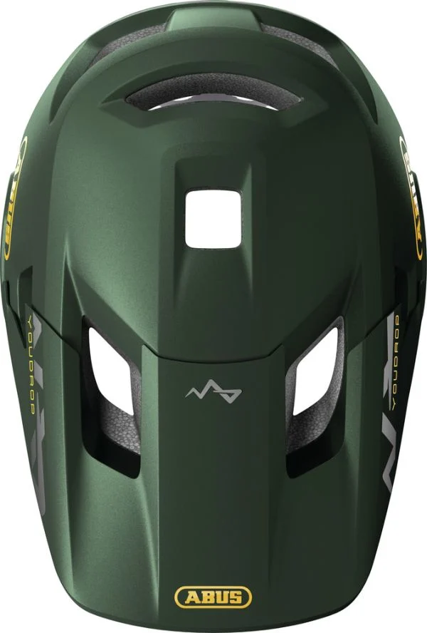 Abus YouDrop FF Junior Fullface Hjelm, Moss Green