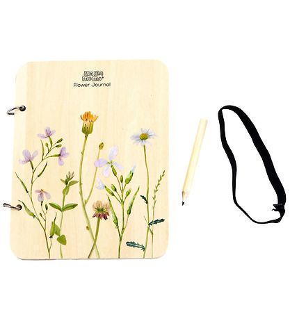 MaMaMeMo Blomsterjournal m. Blyant - Tr?