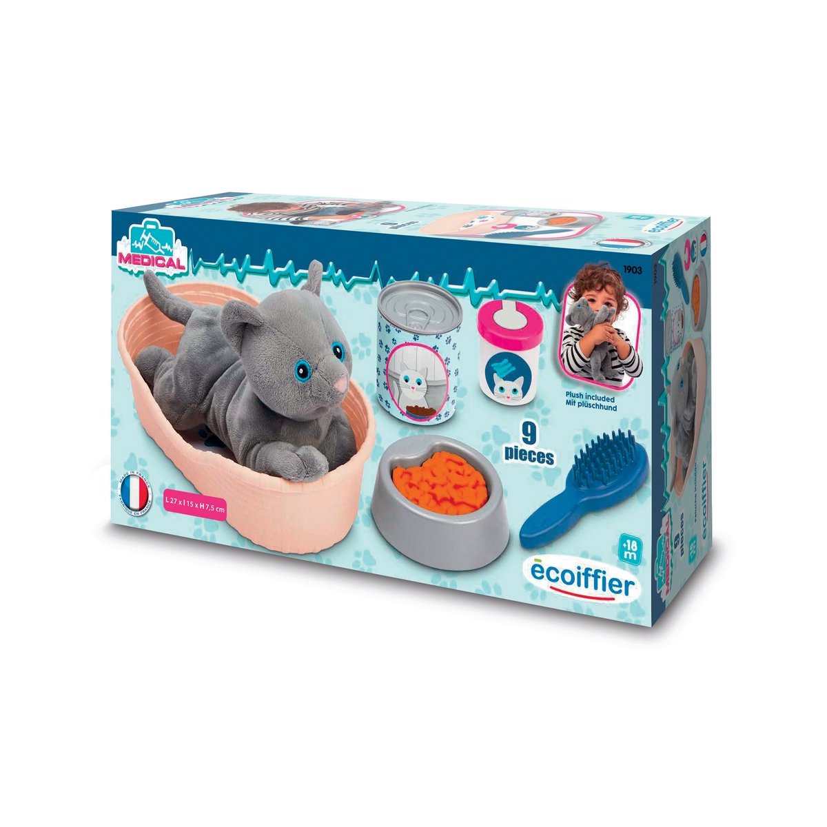 Coffret Corbeille et accessoires chat