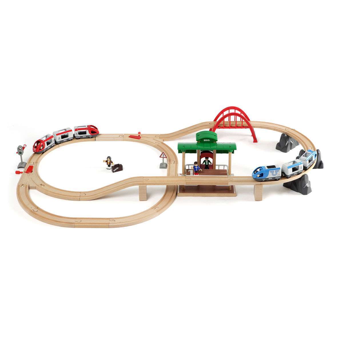 BRIO Spiel Großes Bahn Reisezug Set