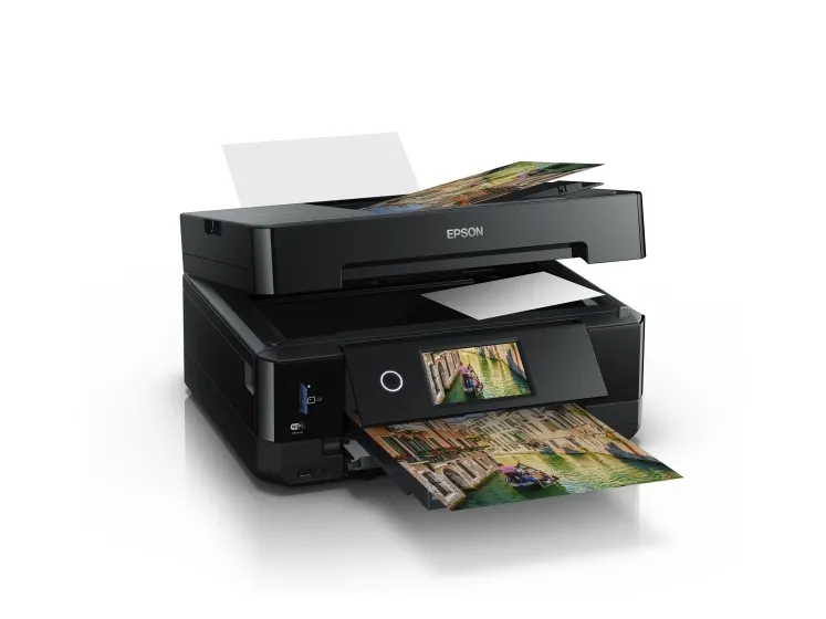 Epson Expression Premium XP-7100 Small-in-One - Multifunktionsprinter - farve - blækprinter - Legal (216 x 356 mm) (original) - A4/Legal (medie) - op til 11 spm (kopiering) - op til 15.8 spm (udskriver) - 120 ark - USB 2.0, Gigabit LAN, Wi-Fi(n) - so