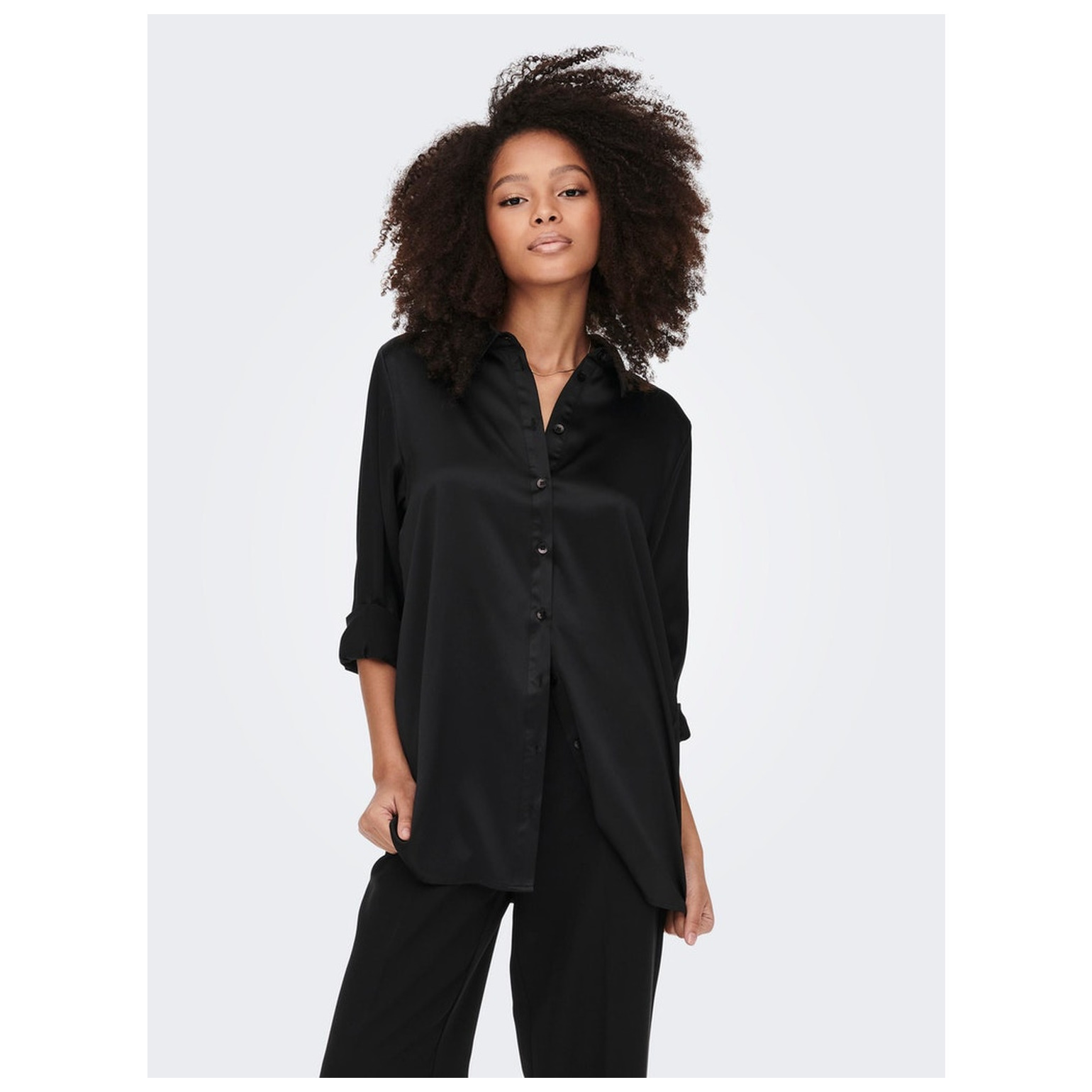 Only ONLVICTORIA LS LOOSE SATIN SHI