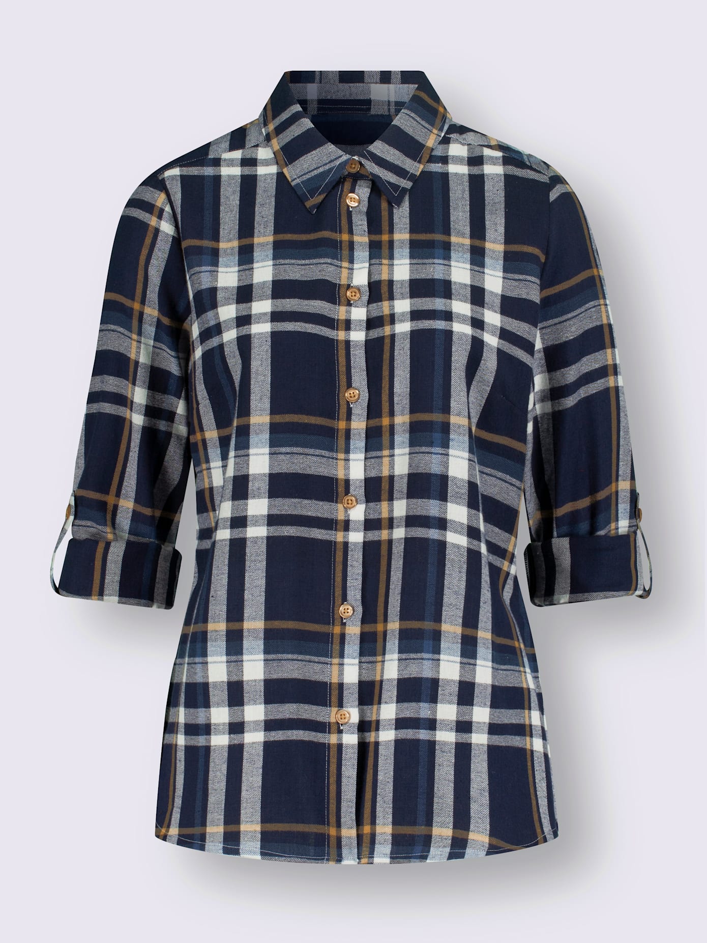 Chemisier en flanelle pur coton