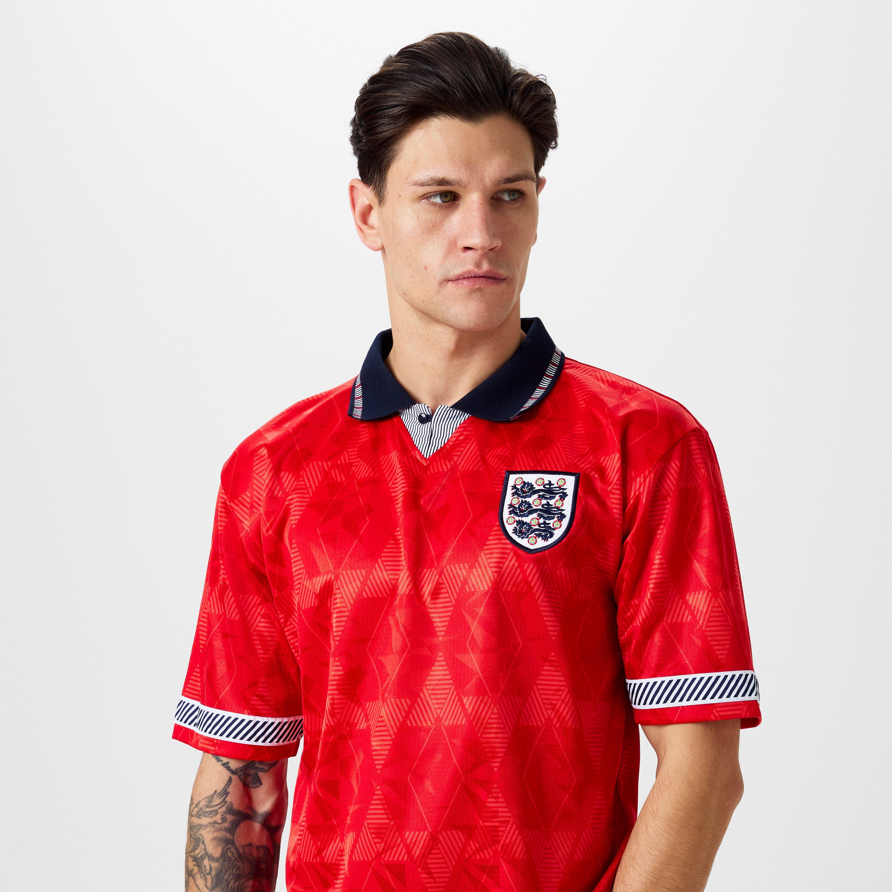 Score Draw Score England 1990 Away Shirt
