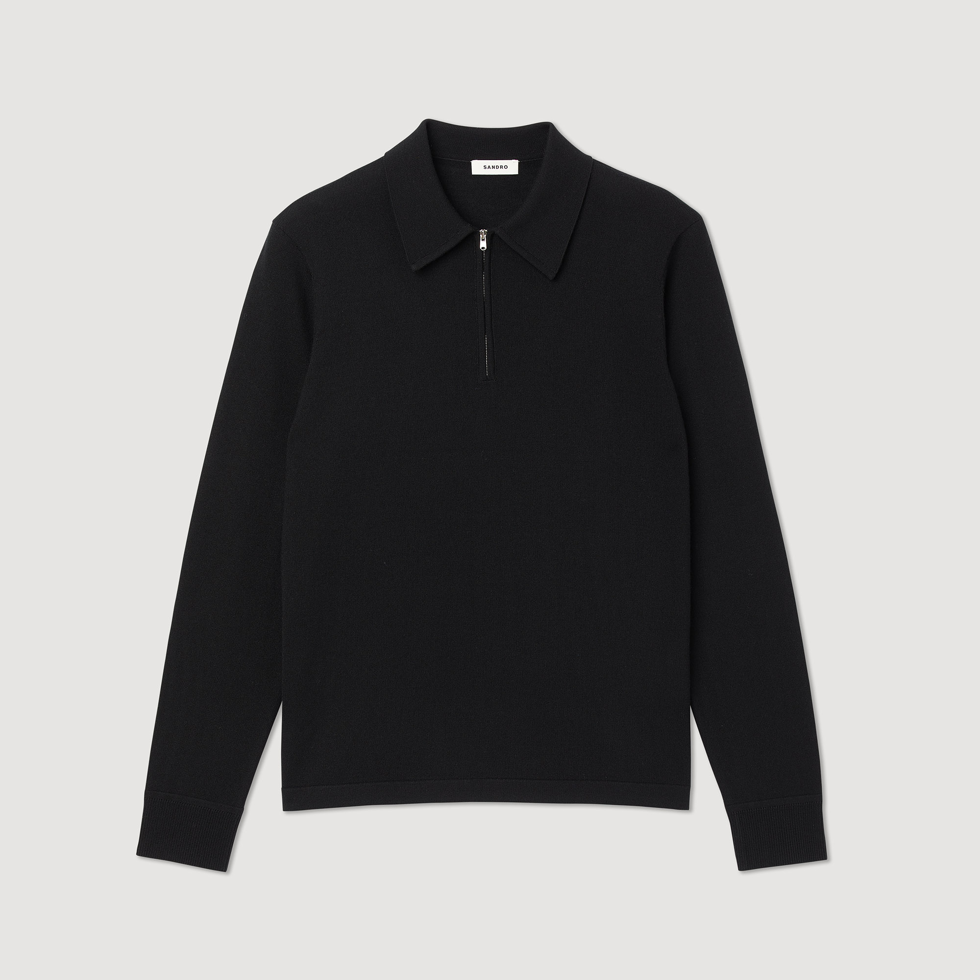 Pull polo en maille