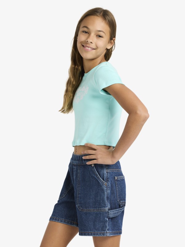 Baby One More Time T-shirt court Bleu Fille 4-16