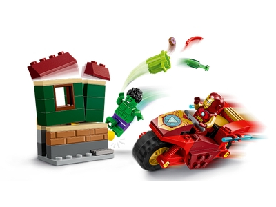 LEGO Iron Man met motor en de Hulk (76287)