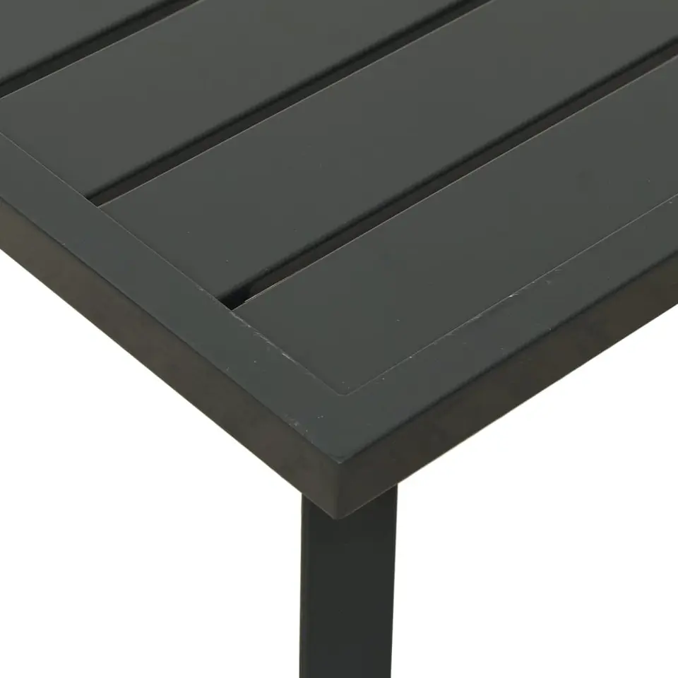 vidaXL - Tuintafel - Antraciet - Staal - 110x55x35 cm