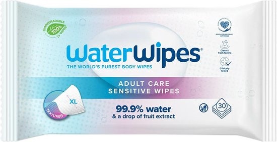 Waterwipes Adult Care Doekjes (30 stuks)