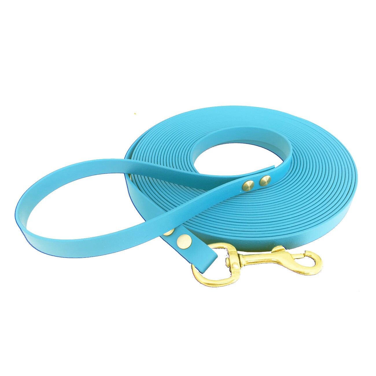 bio-leine 25-35 kg Schleppleine Biothane azurblau 3 m