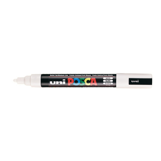 Marqueur peinture pointe moyenne conique Blanc