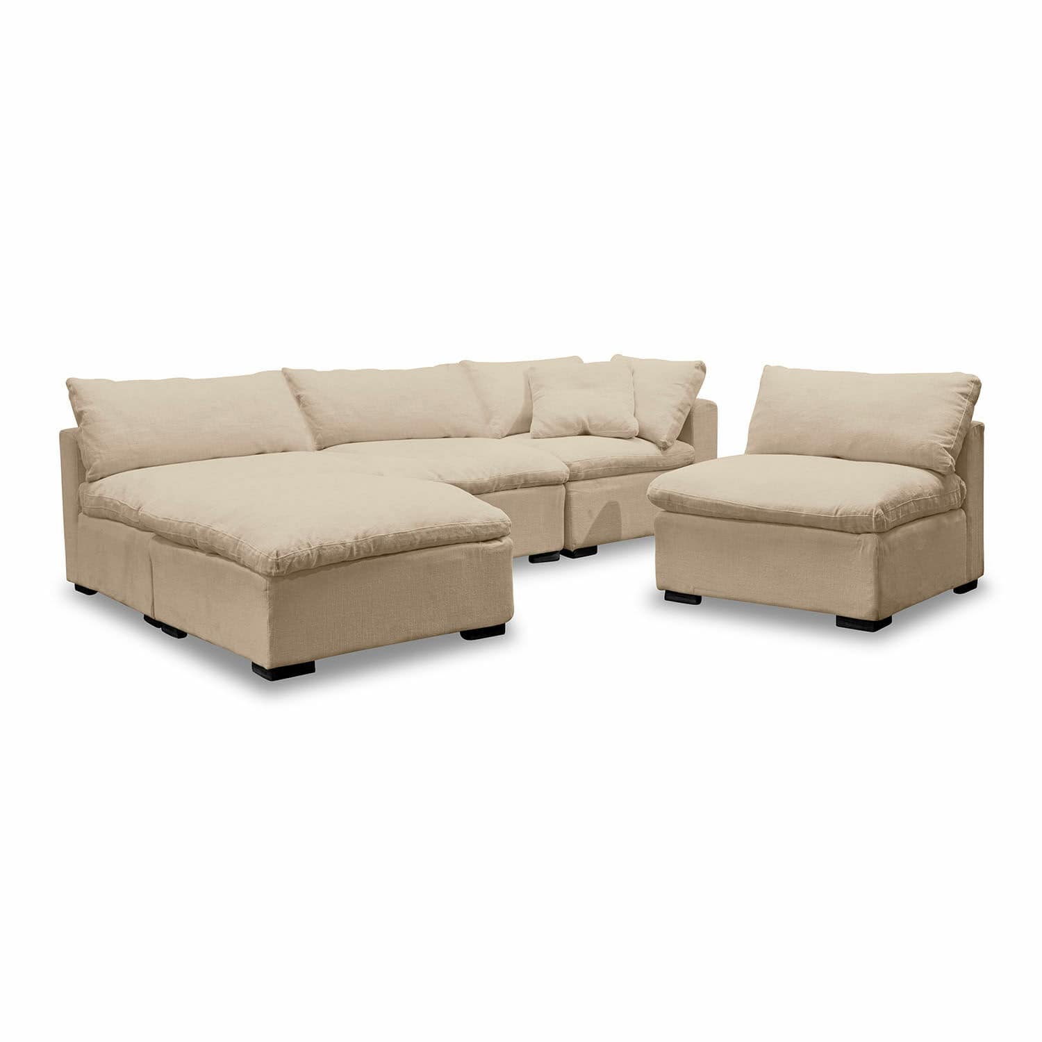 Modulsofa Baladou braun