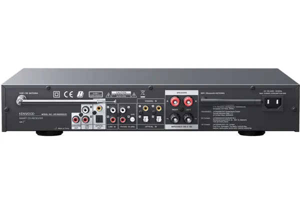 Kenwood KR-W8000SCD-B, 30 W, Stereo, 3,5 mm, RCA, Ledningsført, A2DP, AVRCP