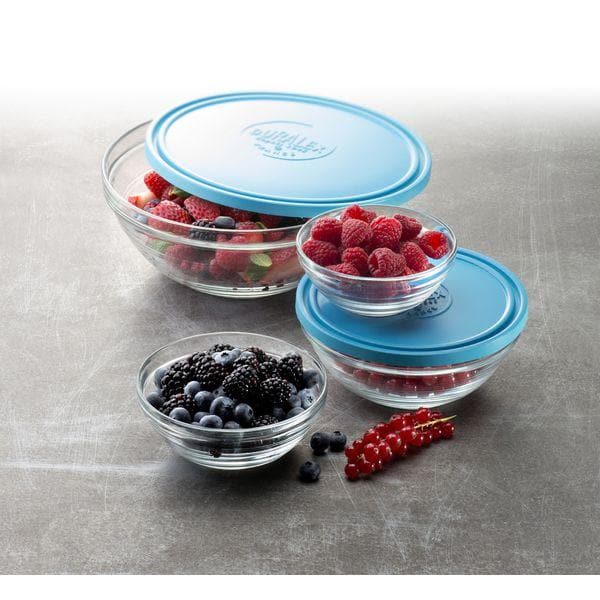 Freshbox - Boite de conservation transparente ronde  avec Couvercle