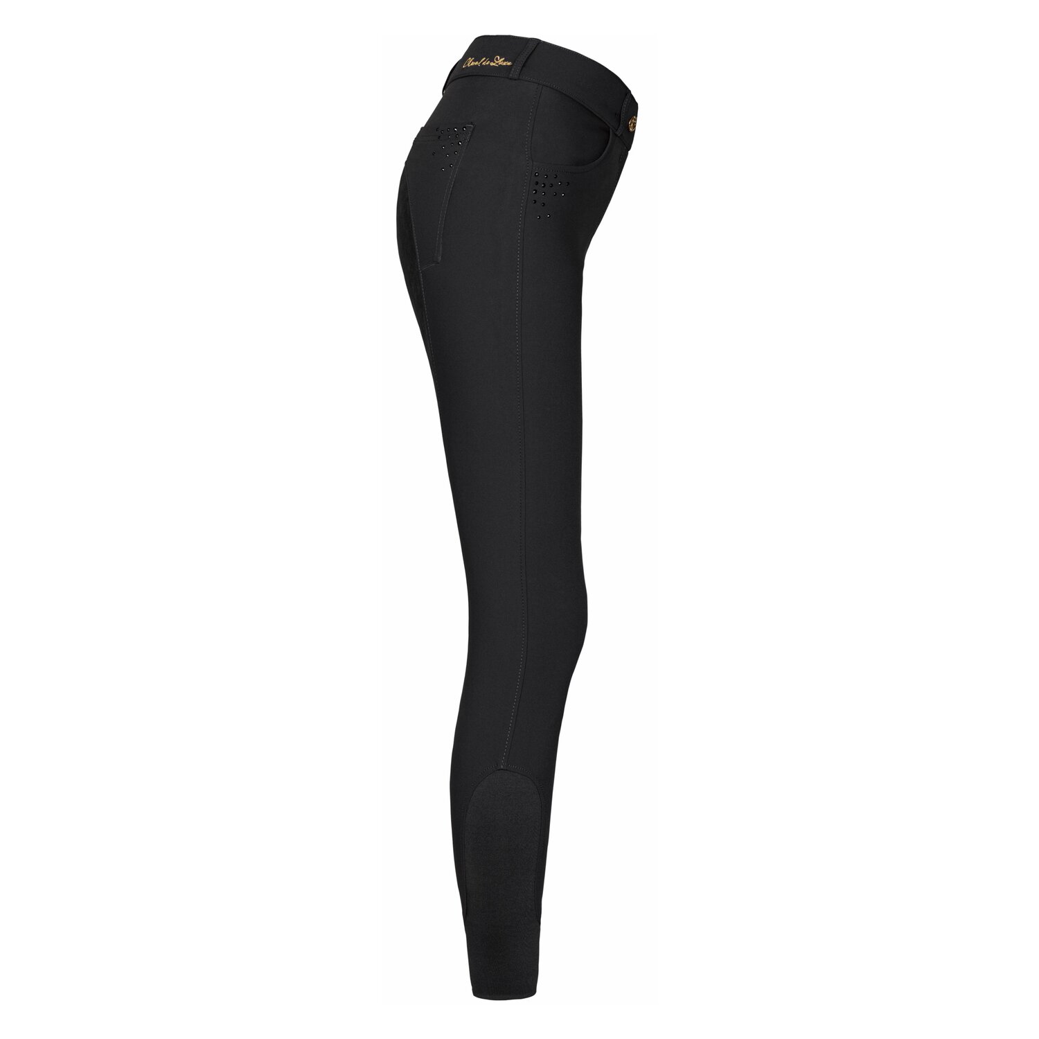 Cheval de Luxe Gesäßeinsatz-Reithose - black - 34