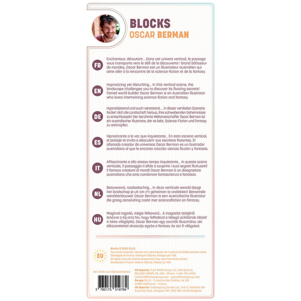 Puzzle Universe - Blocks - 1000 Pièces