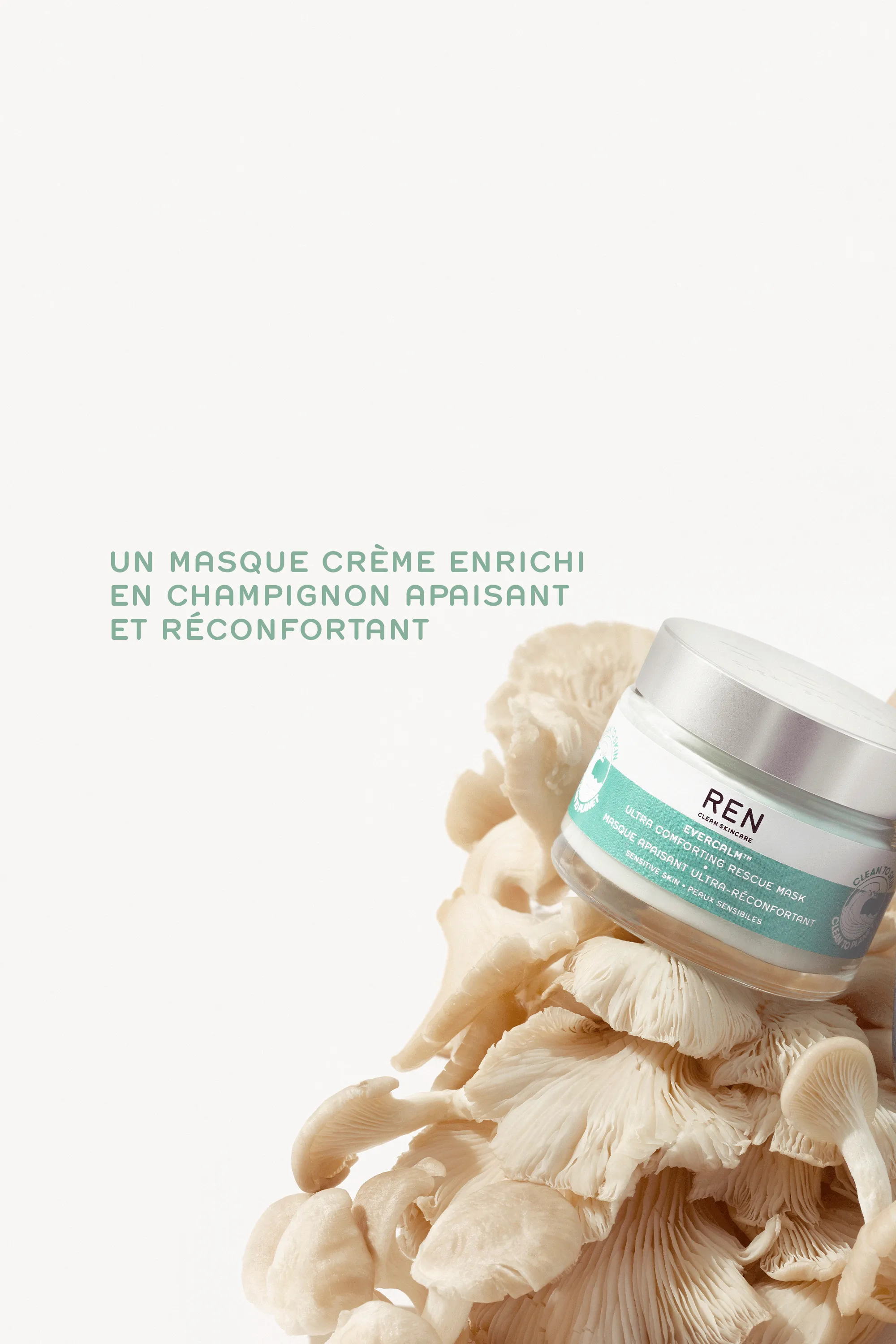 REN Masque apaisant ultra-réconfortant EverCalm-50 ml