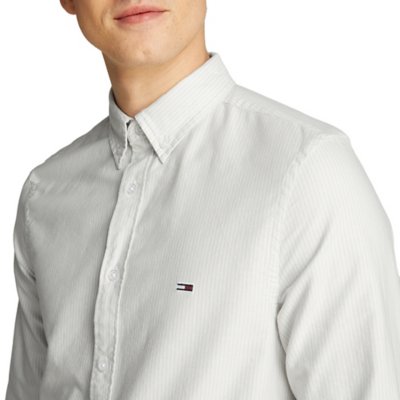 Chemise à manches longues homme Tjm Slim Stripe Oxford TOMMY HILFIGER