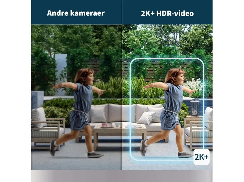 Arlo Pro 5 - Netværksovervågningskamera - udendørs - vejrfast - farve (Dag/nat) - audio - trådløs - WiFi (pakke med 3)