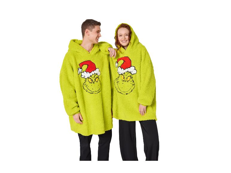 Pluche oversized kersthoodie The Grinch