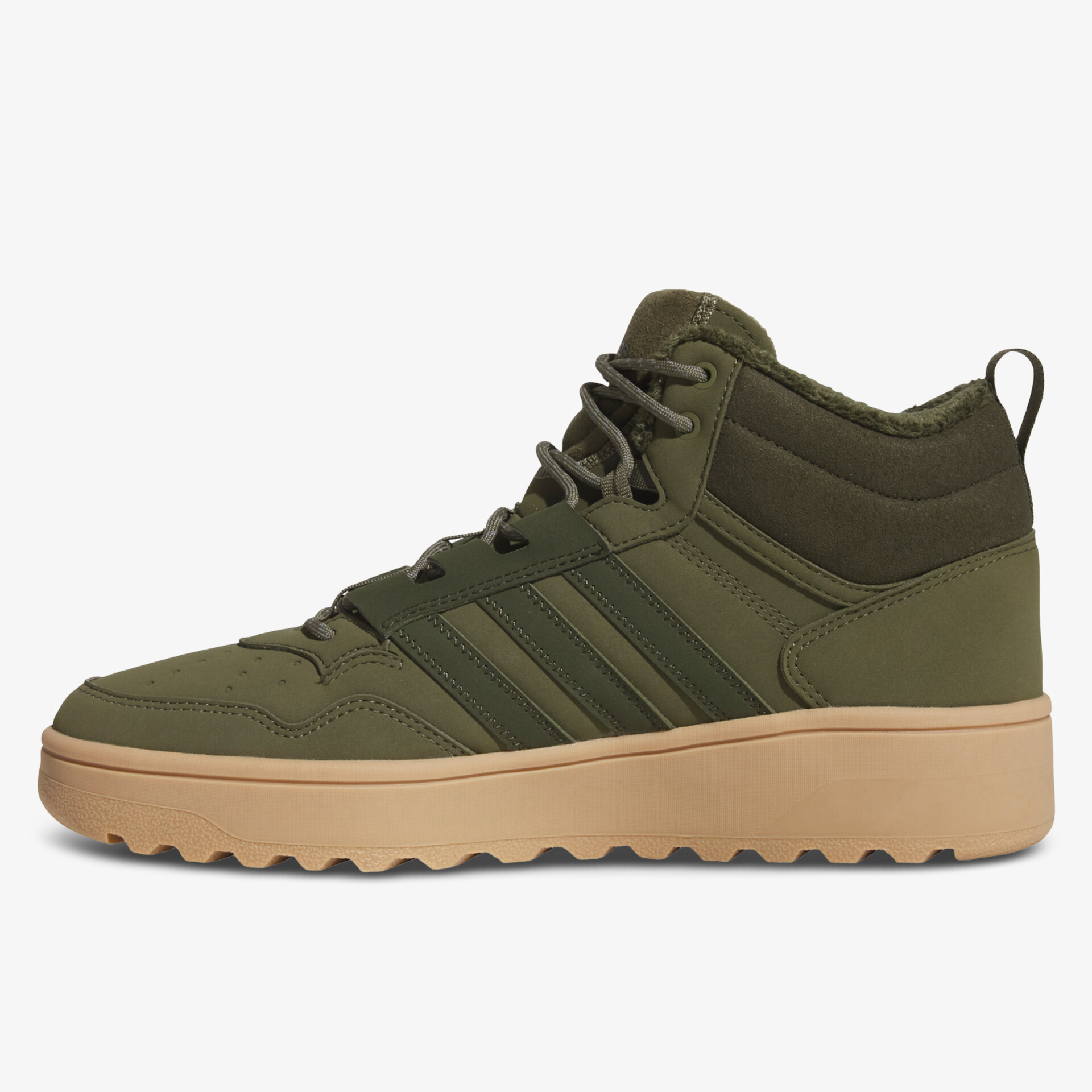adidas HOOPS 4.0 MID WINTERIZED Herren Sneaker High olive