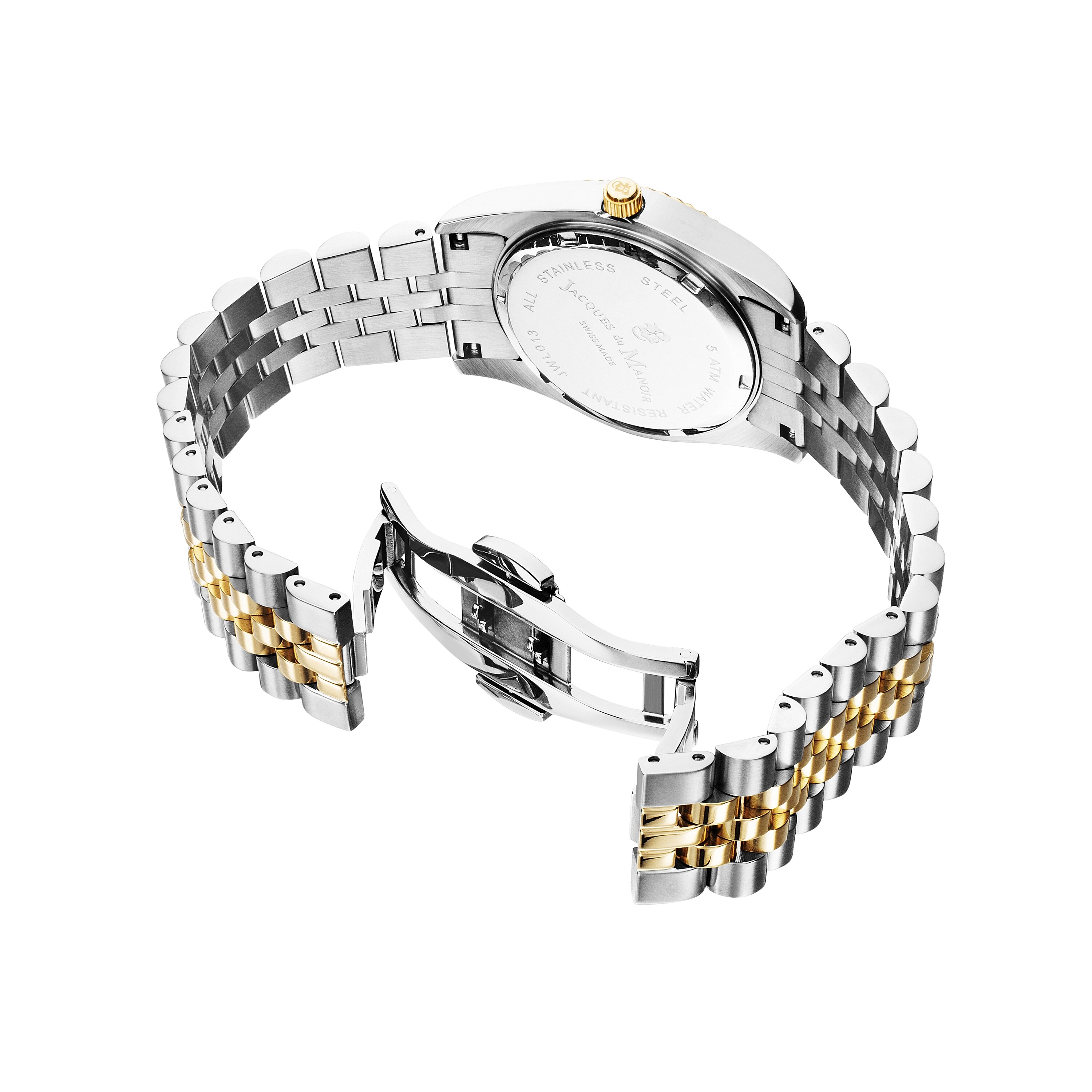 Jacques du Manoir Damen Armband Uhr Inspiration Classic Edelstahl zweifarbigJWG02202