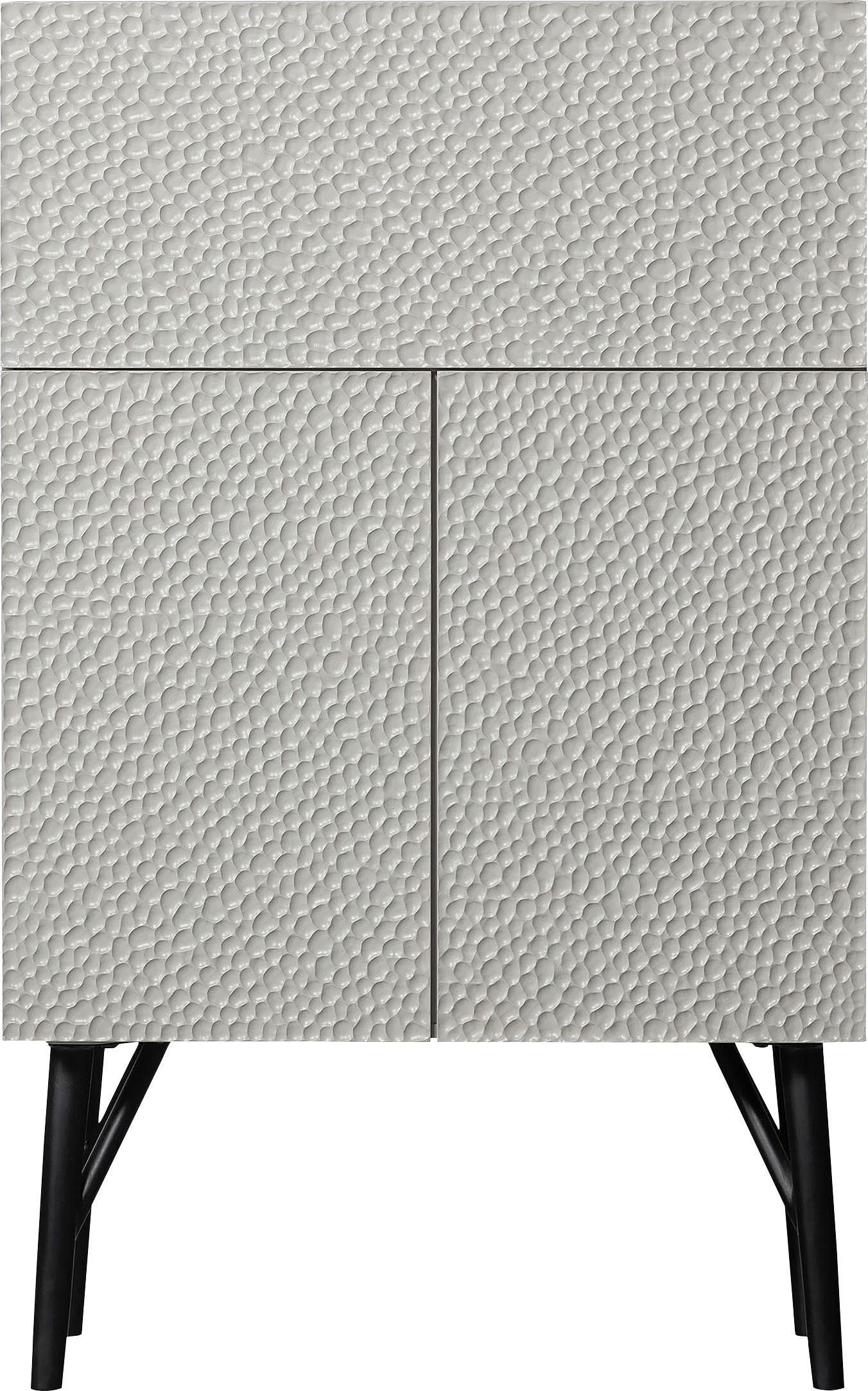 WOOOD Barschrank »Carve« mit grafischen Muster, Breite 90 cm