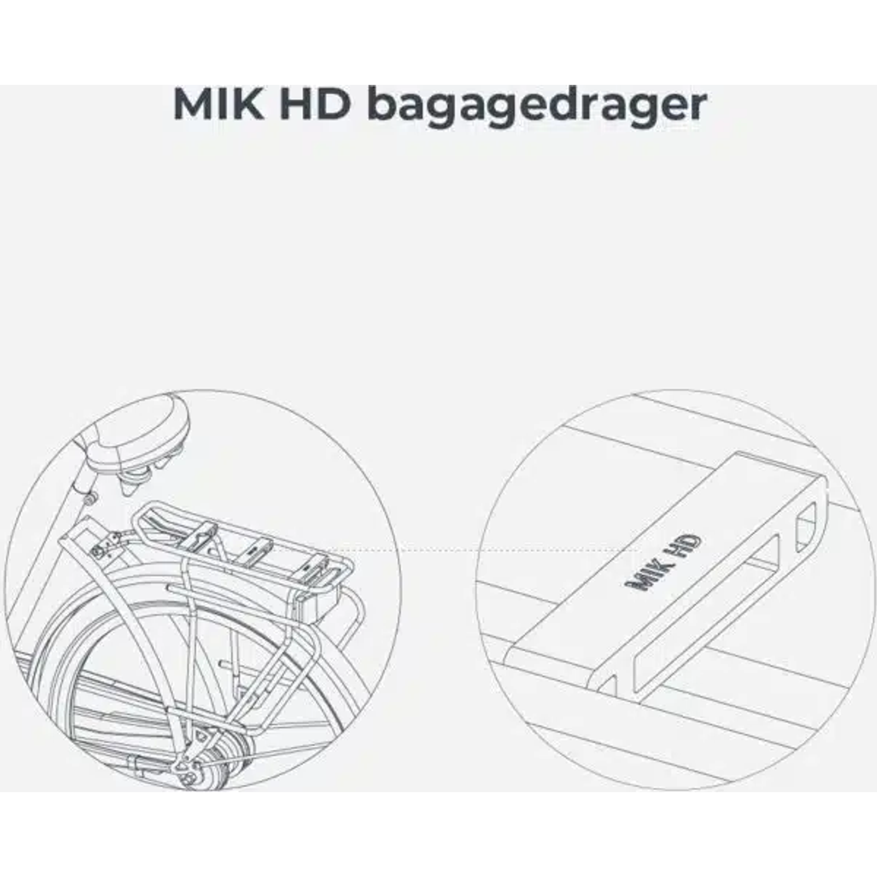 Urban Iki Ta-Ke MIK HD Fietsstoeltje Achter