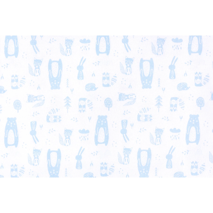 kindsgard Molton-Spucktücher handklad 4er-Pack blau