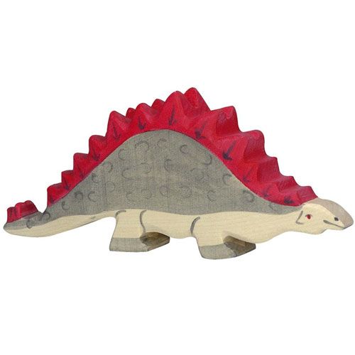 Holztiger dino stegosaurus 17 cm