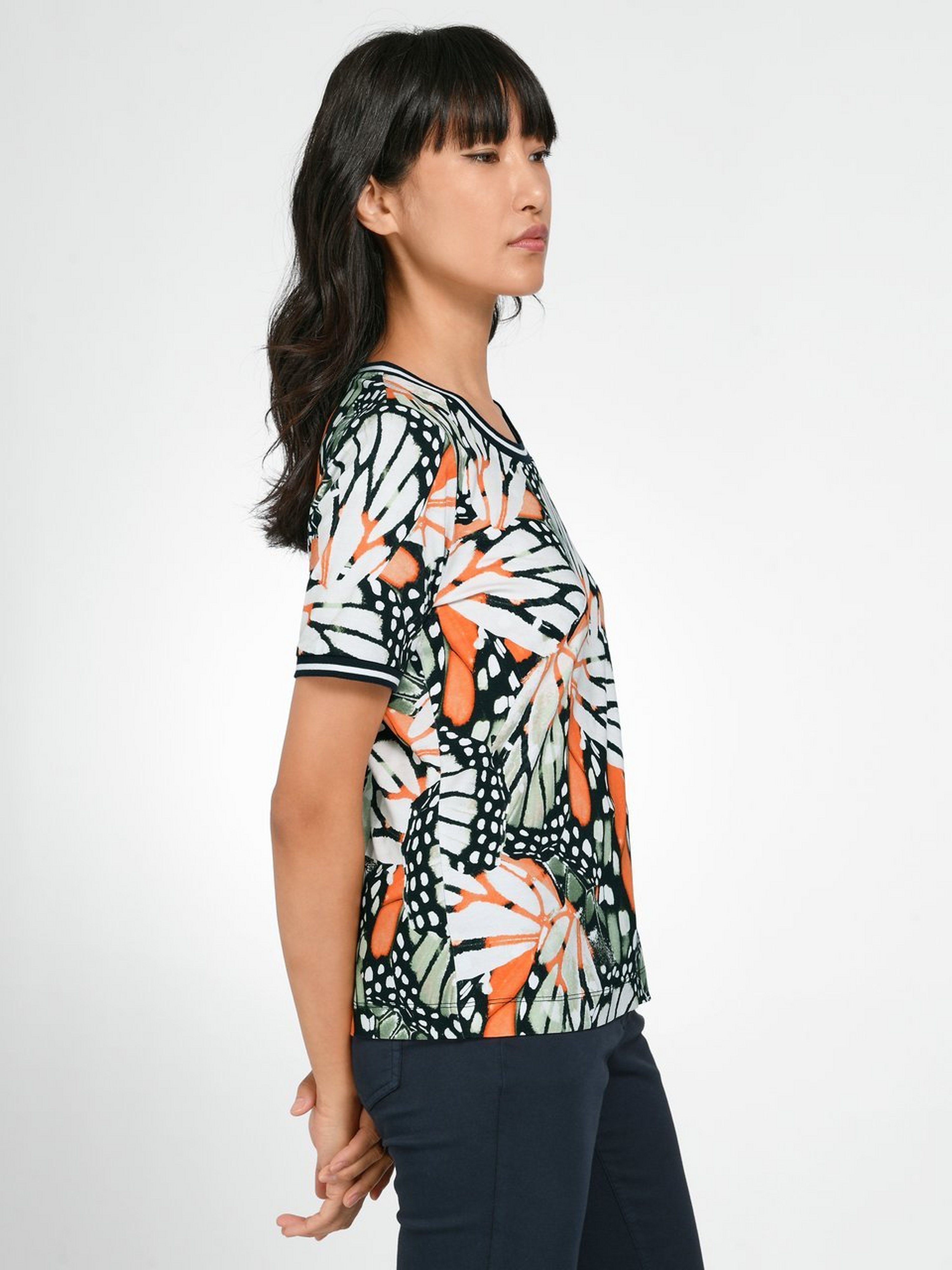 Rundhals-Shirt