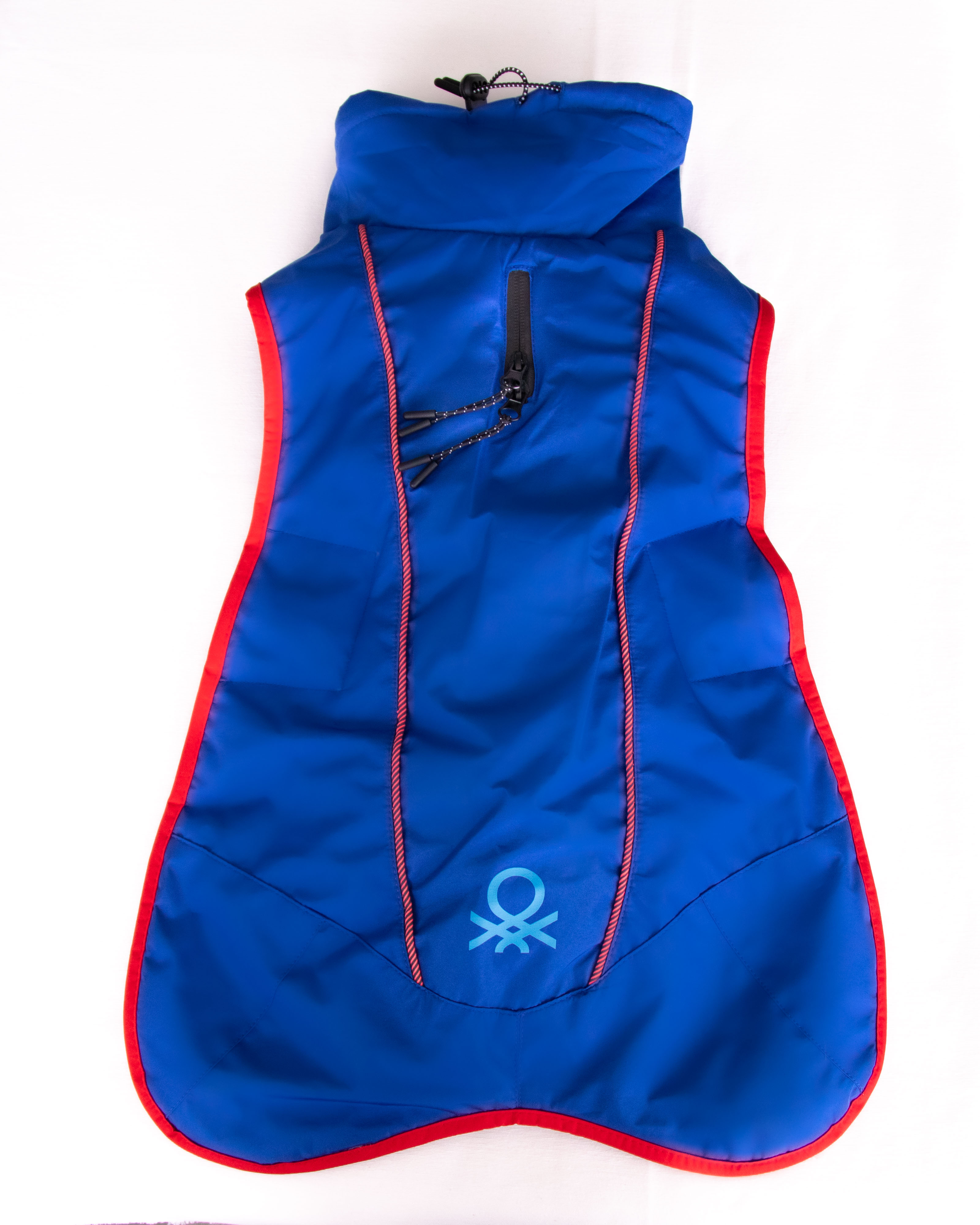 Casaco azul Benetton tamanho 25cm