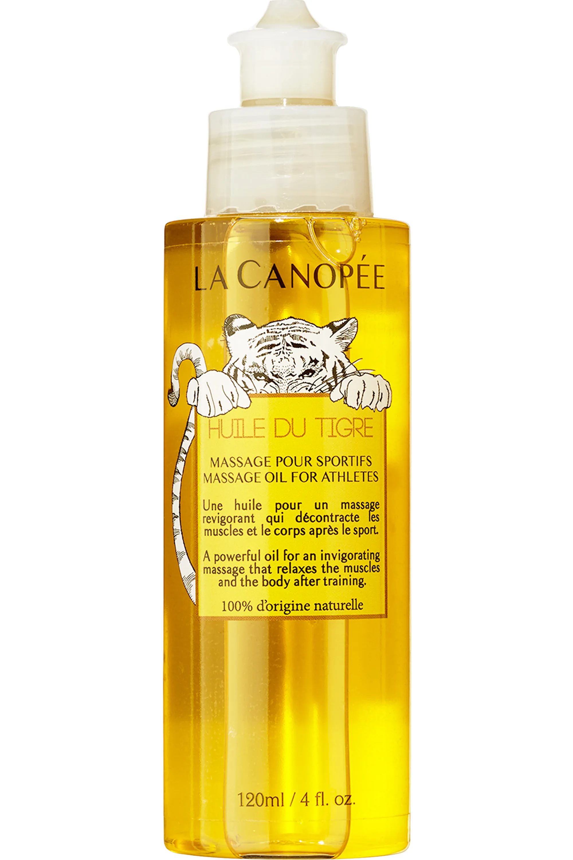 La Canopée Huile du Tigre Massage pour Sportifs-120 ml