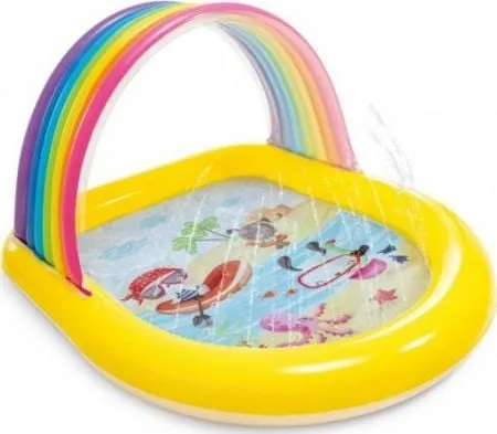 Intex Regnbue Spraypool, 84L, 147x130x86 cm