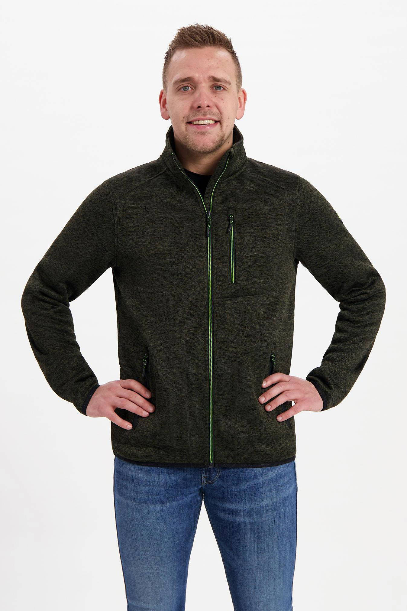 Kjelvik outdoor vest Teun donkergroen