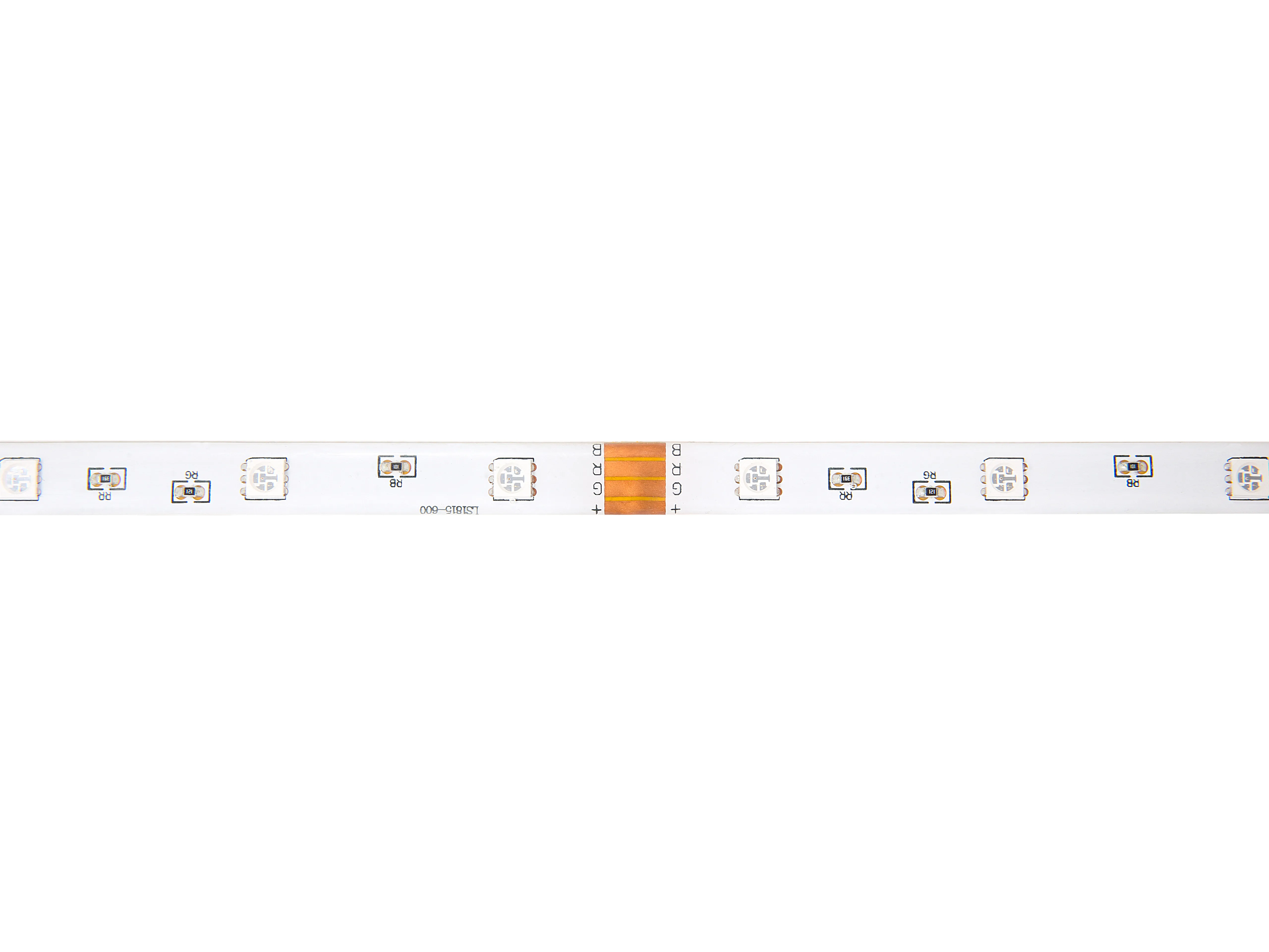 Bed met opbergladen Stof MONTPELLIER 180 x 200 cm LED Meerkleurig