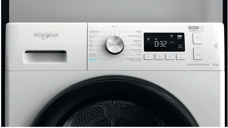 Whirlpool - FFT M11 8X3B BE - Warmtepompdroger - Wit - 8 kg