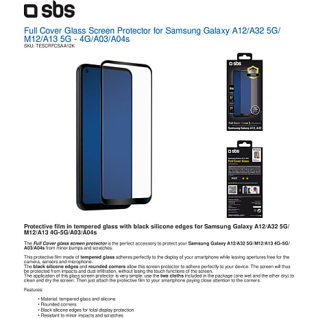SBS skærmbeskyttelse Samsung Galaxy A12/A32 5G