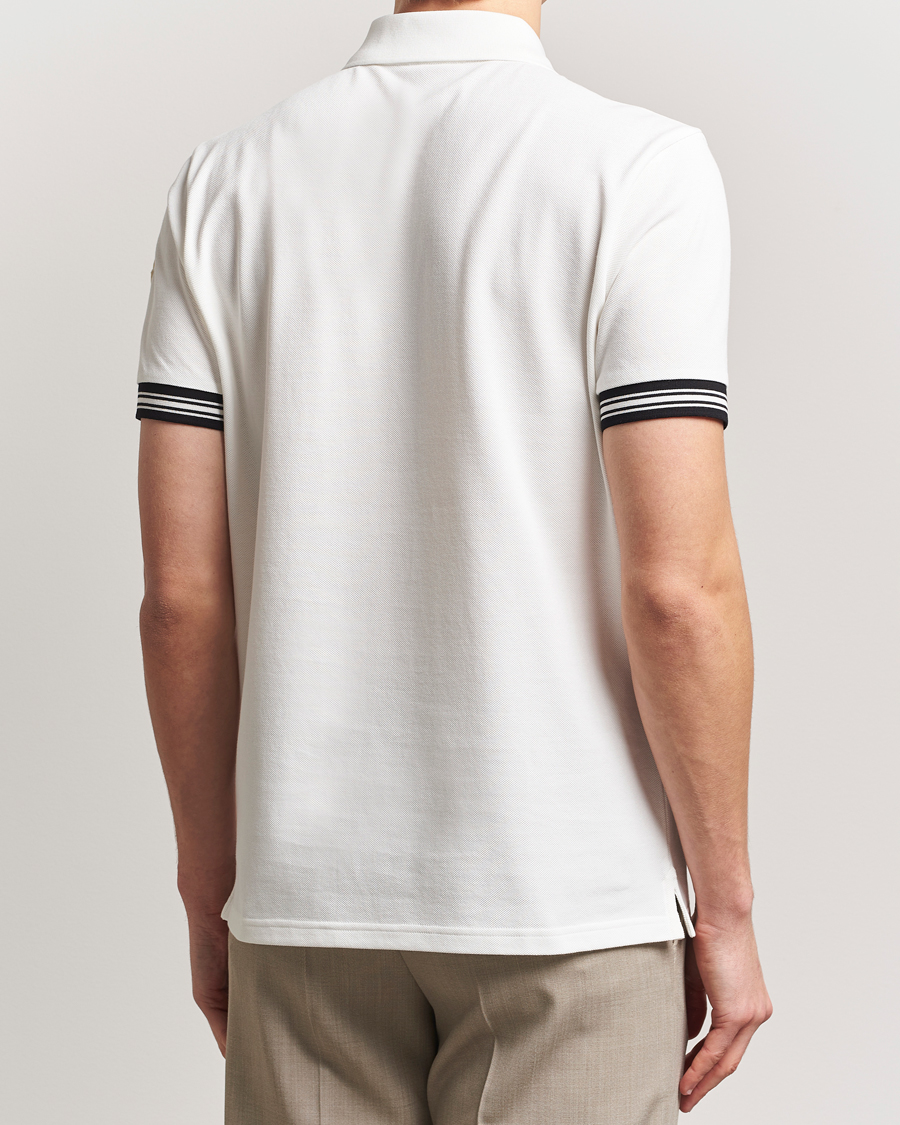 Moncler Letters Logo Polo White