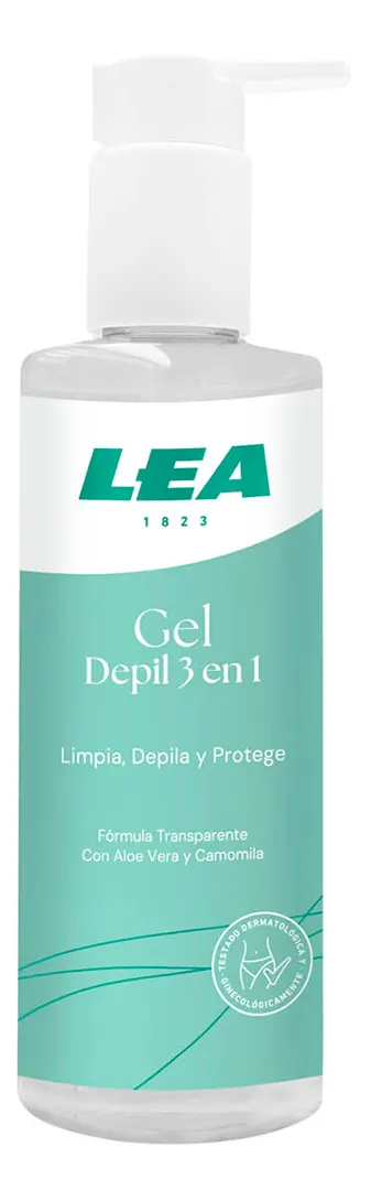 LEA Barbergel 3-i-1 til Krops- & Intimbarbering - 250 ml.