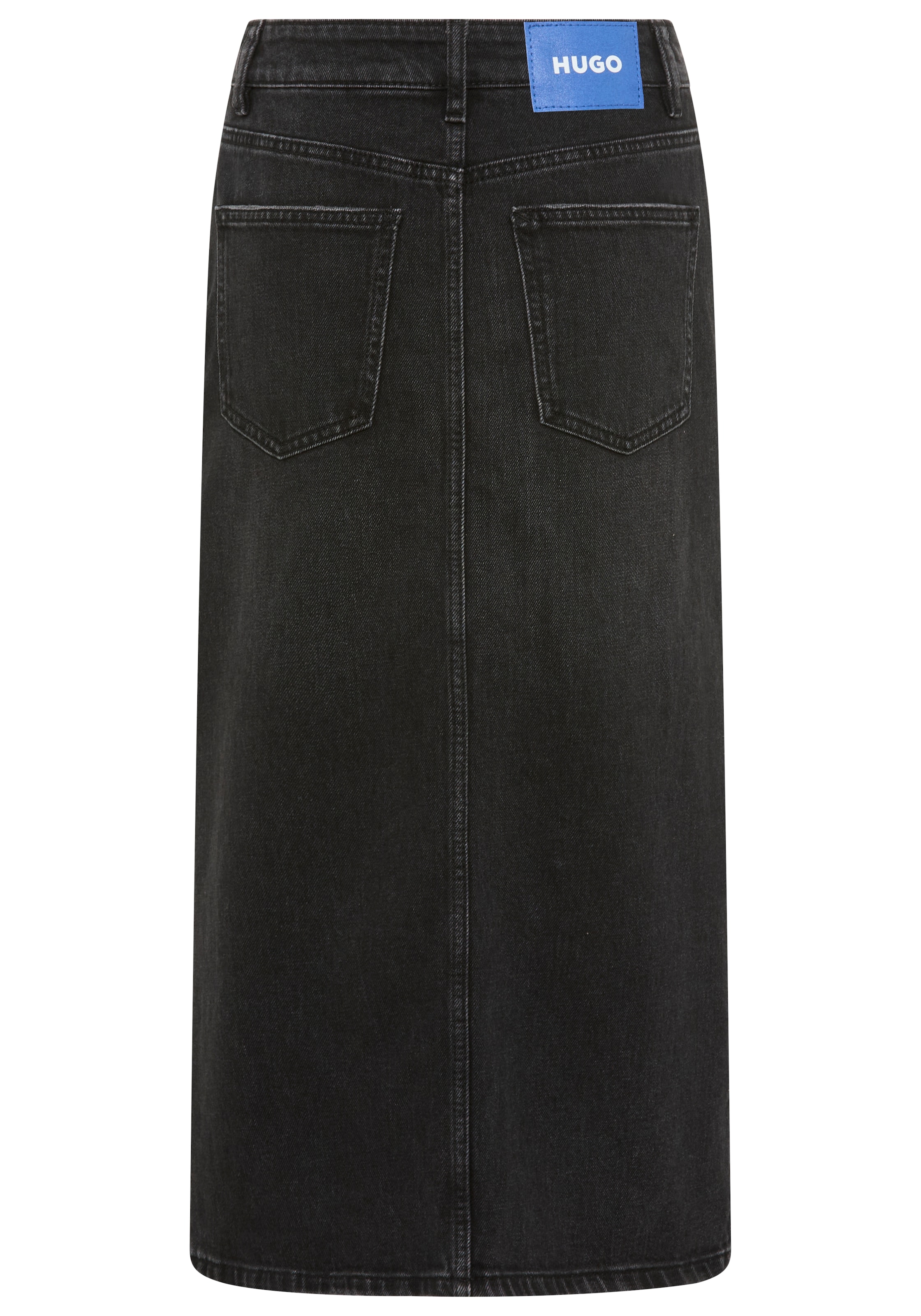 HUGO Blue Jeansrock »Goja«, in Midi-Länge, mit asymmetrischem Schlitz