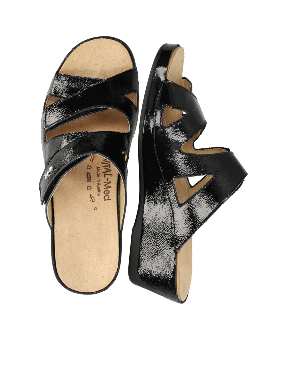 Lackleder Pantoffel