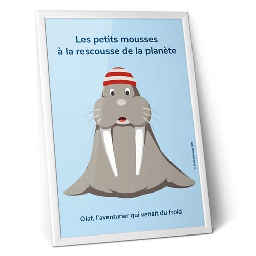 Affiche petits mousses - olaf le morse
