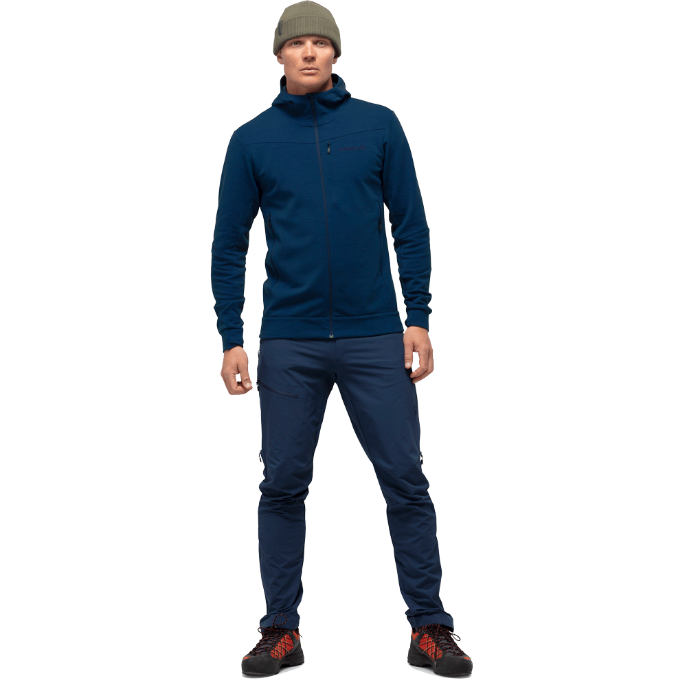 Norrona Falketind Warmwool 2 Hoodie Herren indigo night